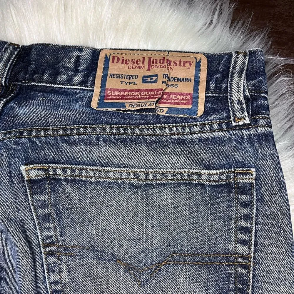 Diesel Industry vintage button fly relaxed denim jeans sz 33
